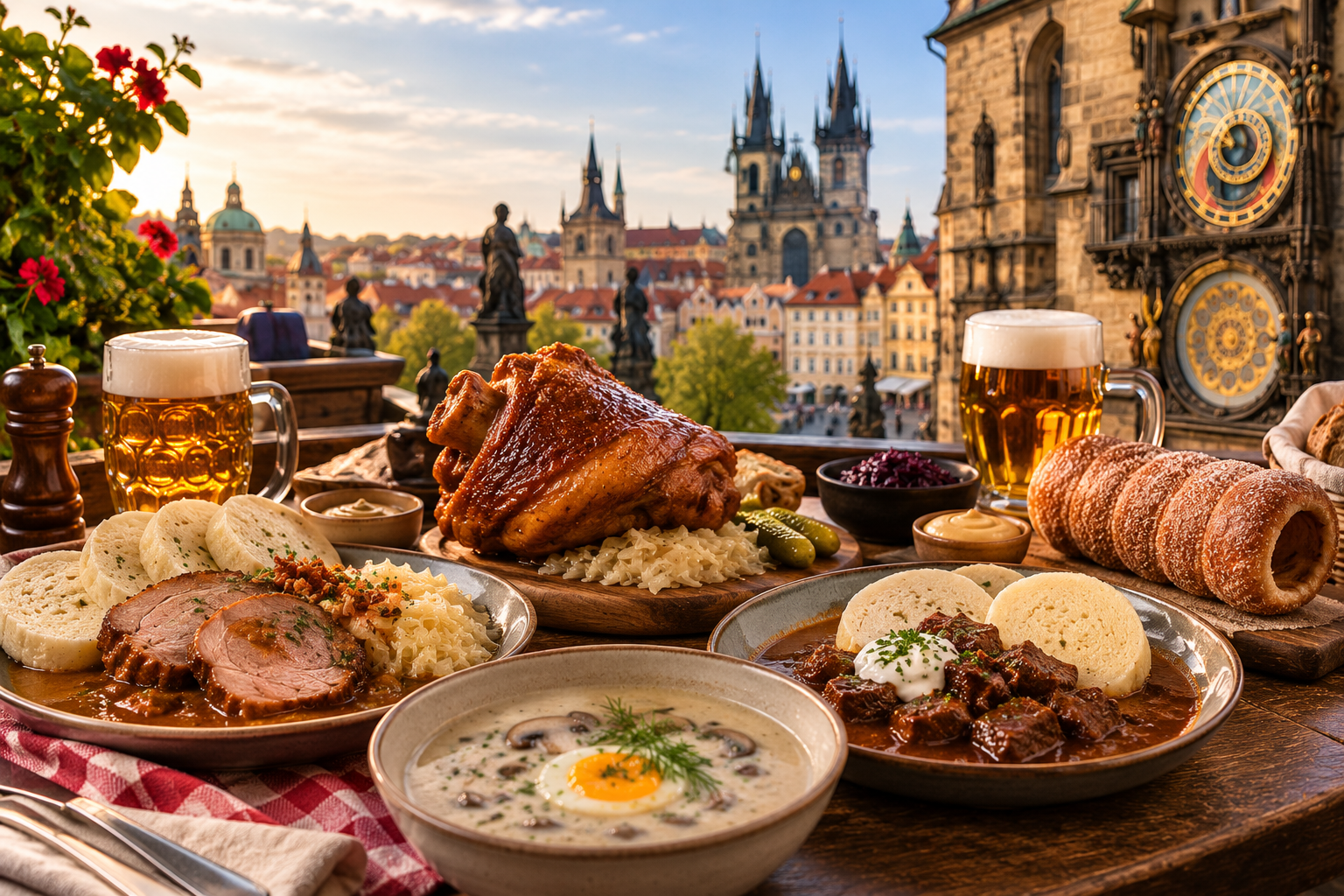 Platos típicos de la gastronomía checa que comer en Praga